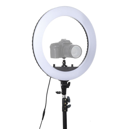 18 inch 55W Two-speed Dimmable Anchor Photography Self-timer LED Ring Fill-in Light with Tripod - Consumer Electronics by buy2fix | Online Shopping UK | buy2fix