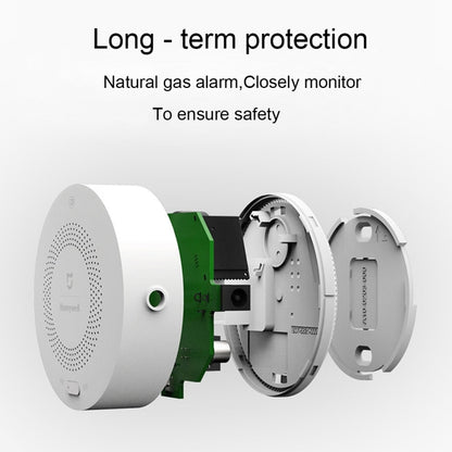 Original Xiaomi Mijia Honeywell Smart Natural Gas Alarm CH4 Monitoring Detector Alarm, Work Independently or Work with Multifunctional Gateway (CA1001)(White) - Security by Xiaomi | Online Shopping UK | buy2fix