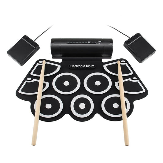 MD760 USB Electronic Drum Percussion Thicken Silicone Hand Roll Drum - Percussion Instruments by buy2fix | Online Shopping UK | buy2fix