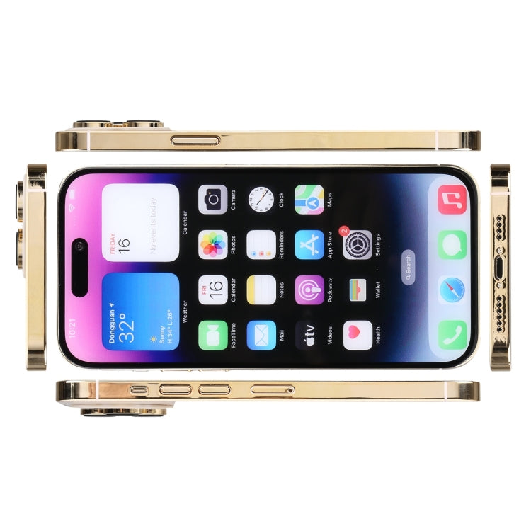 For iPhone 14 Pro Color Screen Non-Working Fake Dummy Display Model (Gold) - For iPhone & iPad by buy2fix | Online Shopping UK | buy2fix