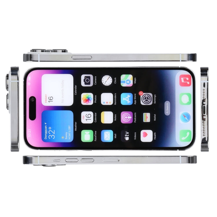 For iPhone 14 Pro Color Screen Non-Working Fake Dummy Display Model (Silver) - For iPhone & iPad by buy2fix | Online Shopping UK | buy2fix