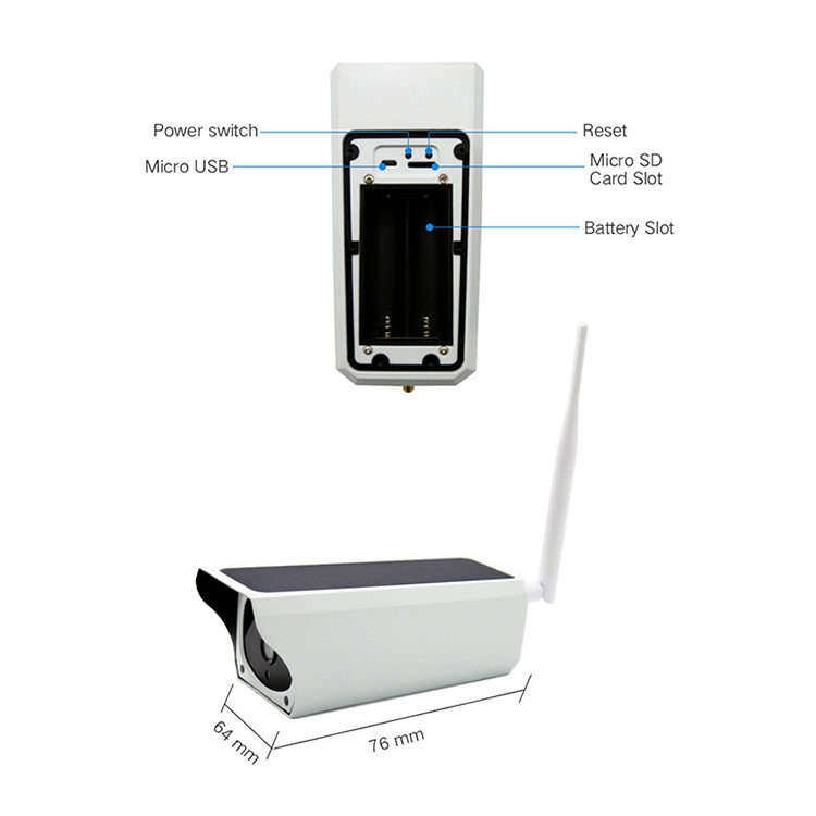 YS-Y4 1080P HD Solar Wifi Battery Camera, Support Motion Detection & Infrared Night Vision & SD Card(Max 32GB) - Security by buy2fix | Online Shopping UK | buy2fix