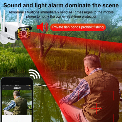 Difang DF-36Q Outdoor HD Surveillance IP Camera, Support Voice Intercom & Night Vision & Human Figure Detection & TF Card, WiFi + HD Fixed Version, AU Plug - Security by Difang | Online Shopping UK | buy2fix