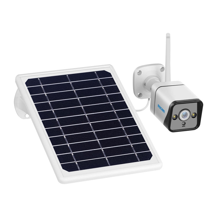 ESCAM QF120 1080P IP66 Waterproof WiFi IP Camera with Solar Panel, Support Night Vision & Motion Detection & Two Way Audio & TF Card - Security by ESCAM | Online Shopping UK | buy2fix