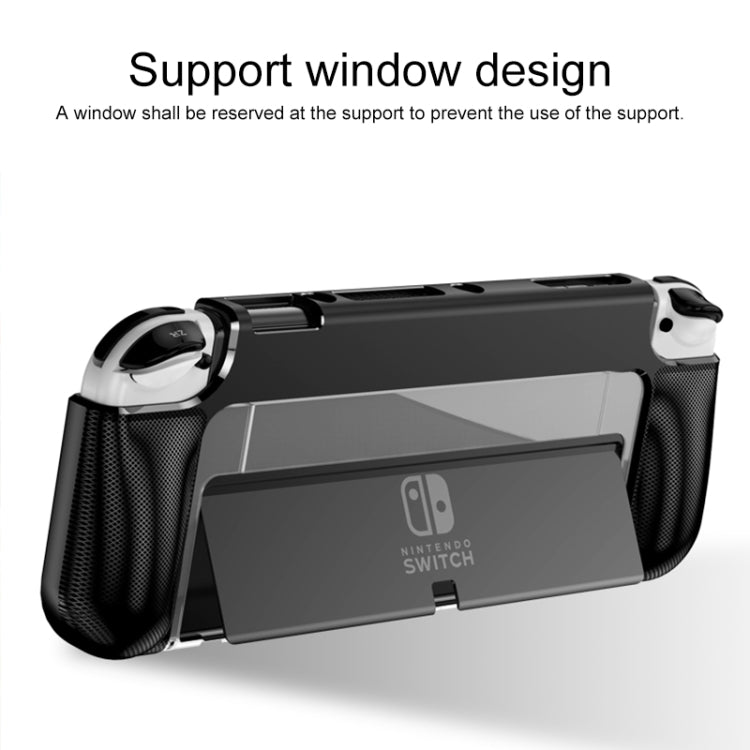 TPU + PC Protective Cover for Nintendo Switch OLED(Black) - Cases by buy2fix | Online Shopping UK | buy2fix