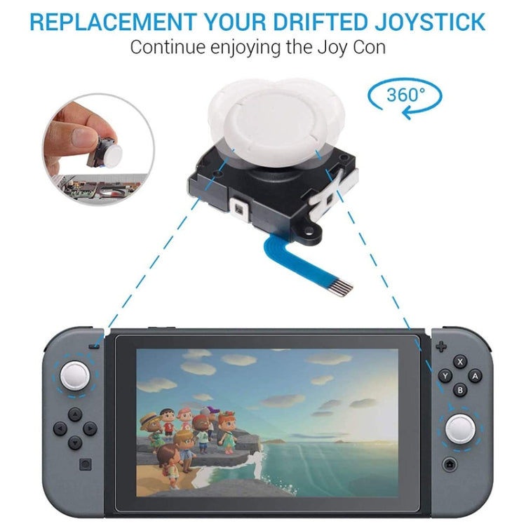 Game Console 3D Left Right Interoperability Rocker Remote Sensing Joystick for Nintendo Switch / Switch Lite(Black) - Repair & Spare Parts by buy2fix | Online Shopping UK | buy2fix