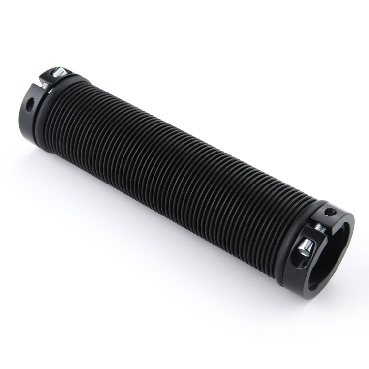 1 Pair AG15 Bicycle MTB Bike Lock-on Rubber Handlebar Grips(Black) -  by buy2fix | Online Shopping UK | buy2fix