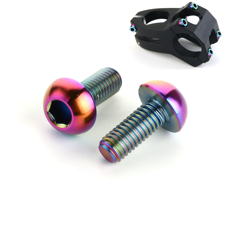 2 PCS Bicycle Accessories Titanium Bottle Cage Screw M5 12mm(Colour) -  by buy2fix | Online Shopping UK | buy2fix