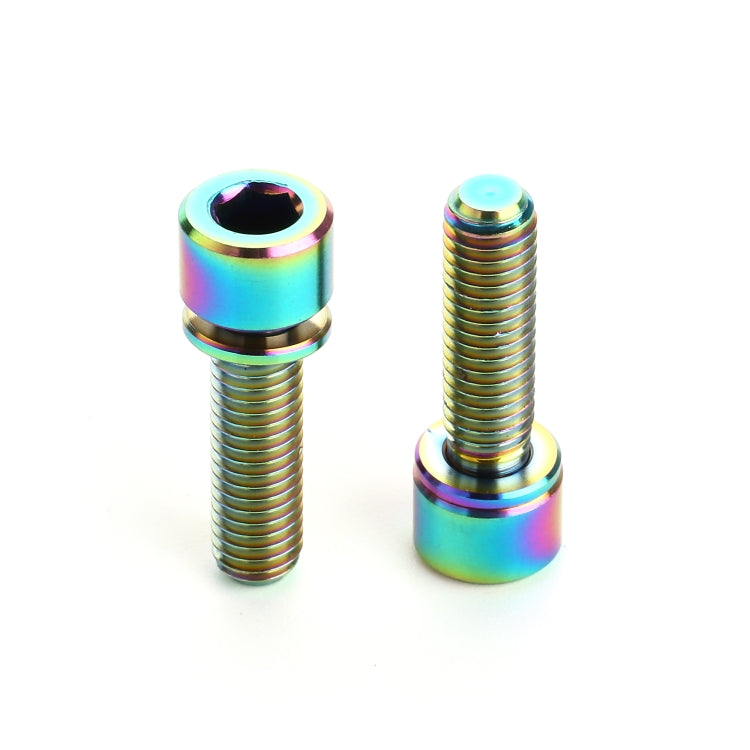 6 PCS Bicycle Accessories Titanium Bottle Cage Screw M5 18mm(Colour) -  by buy2fix | Online Shopping UK | buy2fix