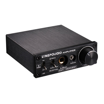 LINEPAUDIO B899 Pre-stage Stereo Signal Amplifier Booster Dual Sound Source Headphone Amplifier 2 in 3 out with Volume Control (Black) - Consumer Electronics by buy2fix | Online Shopping UK | buy2fix