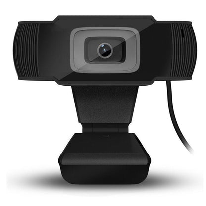 HXSJ A870 480P Pixels HD 360 Degree WebCam USB 2.0 PC Camera with Microphone for Skype Computer PC Laptop, Cable Length: 1.4m(Black) - HD Camera by HXSJ | Online Shopping UK | buy2fix