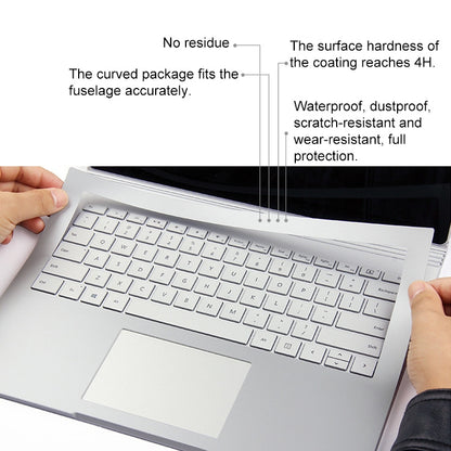 4 in 1 Notebook Shell Protective Film Sticker Set for Microsoft Surface Book 2 15 inch(Grey) - Computer & Networking by buy2fix | Online Shopping UK | buy2fix