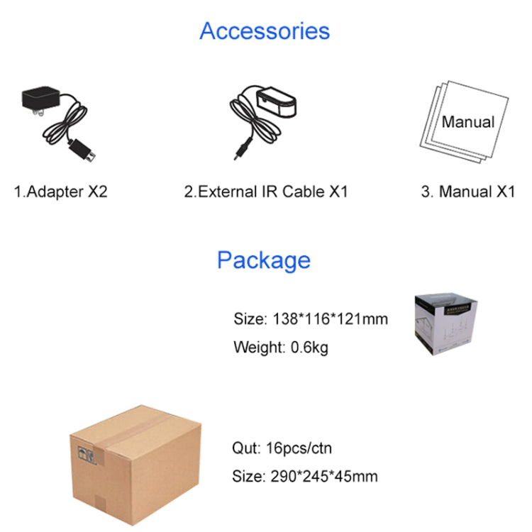 Measy FHD686-2 Full HD 1080P 3D 2.4GHz / 5.8GHz Wireless HD Multimedia Interface Extender 1 Transmitter + 2 Receiver, Transmission Distance: 200m(AU Plug) - Set Top Box & Accessories by Measy | Online Shopping UK | buy2fix