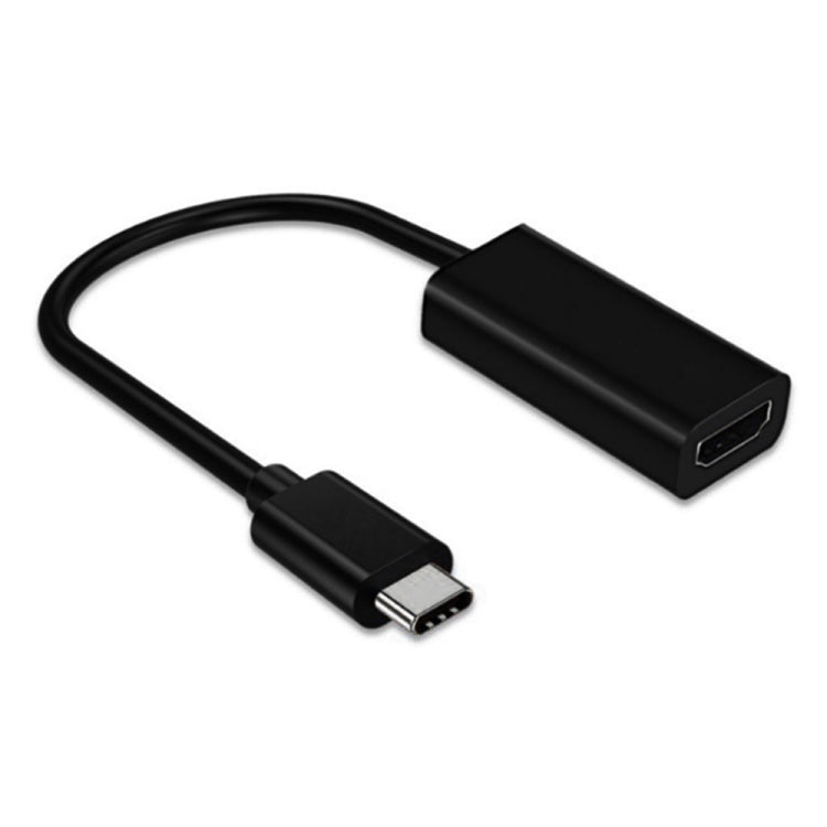 DNX-1 Mini Portable USB 3.1 USB-C/Type-C to HDMI HD 4K Conversion Cable(Black) - Computer & Networking by buy2fix | Online Shopping UK | buy2fix