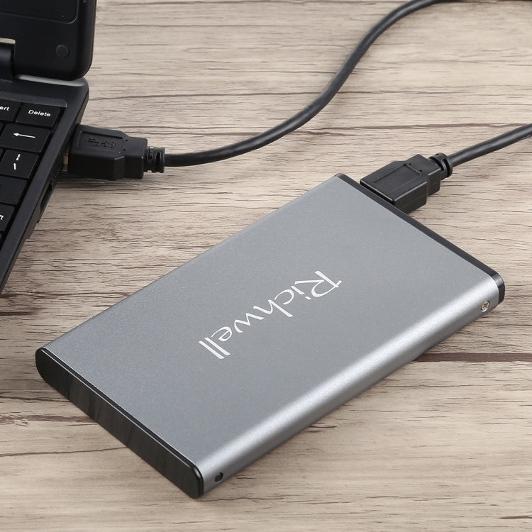 Richwell SATA R2-SATA-250GB 250GB 2.5 inch USB3.0 Super Speed Interface Mobile Hard Disk Drive(Grey) - External Hard Drives by Richwell | Online Shopping UK | buy2fix
