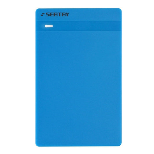 SEATAY HD213 Tool Free Screwless SATA 2.5 inch USB 3.0 Interface HDD Enclosure, The Maximum Support Capacity: 2TB(Blue) - HDD Enclosure by buy2fix | Online Shopping UK | buy2fix