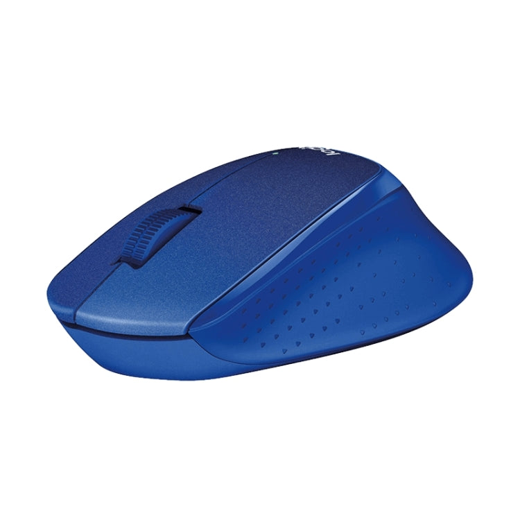 Logitech M330 Wireless Optical Mute Mouse with Micro USB Receiver (Blue) - Wireless Mice by Logitech | Online Shopping UK | buy2fix