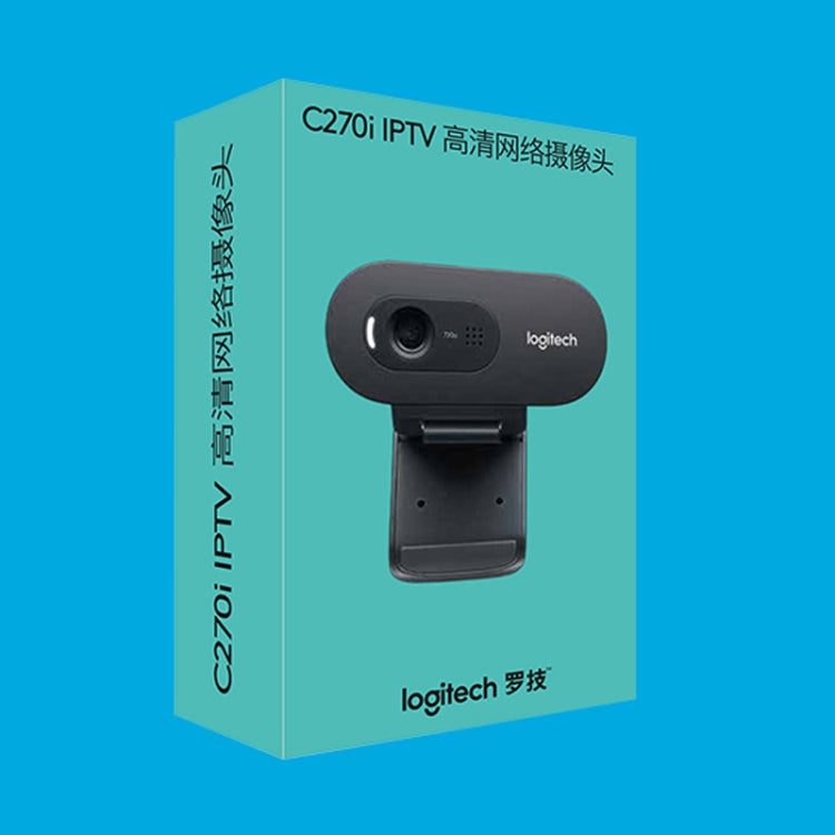 Logitech C270i IPTV HD Webcam(Black) - HD Camera by Logitech | Online Shopping UK | buy2fix