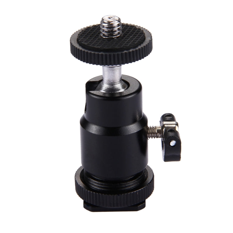 PULUZ Cold Shoe Tripod Head 1/4 inch Tripod Screw Head with Lock - Camera Accessories by PULUZ | Online Shopping UK | buy2fix