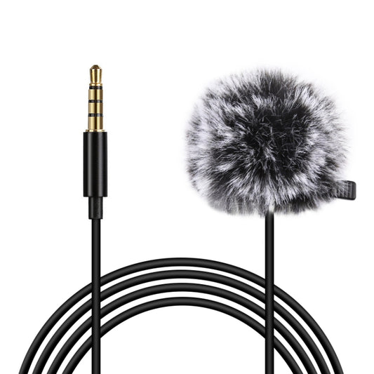 PULUZ 1.5m 3.5mm Jack Lavalier Wired Condenser Recording Microphone - Consumer Electronics by PULUZ | Online Shopping UK | buy2fix