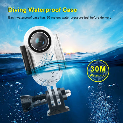 PULUZ 30m Underwater Waterproof Housing Protective Case for Insta360 GO 2, with Base Adapter & Screw (Transparent) - DJI & GoPro Accessories by PULUZ | Online Shopping UK | buy2fix