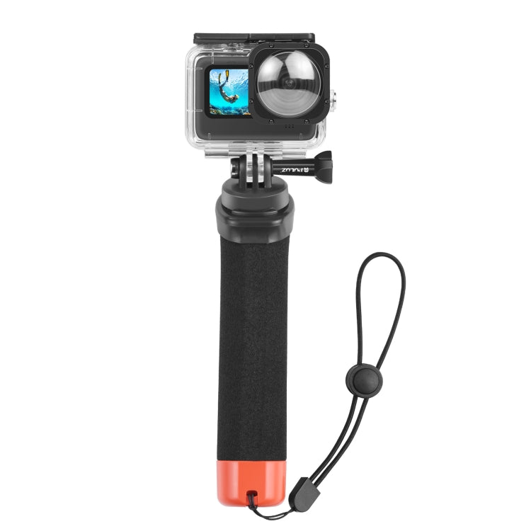 PULUZ Floating Foam Hand Grip Buoyancy Rods with Strap & Quick-release Base for GoPro Hero11 Black / HERO10 Black / HERO9 Black /HERO8 / HERO7 /6 /5 /5 Session /4 Session /4 /3+ /3 /2 /1, Insta360 ONE R, DJI Osmo Action and Other Action Cameras(Orange) - DJI & GoPro Accessories by PULUZ | Online Shopping UK | buy2fix