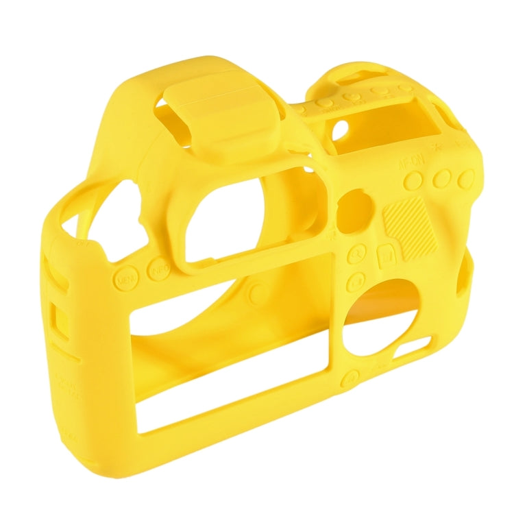 PULUZ Soft Silicone Protective Case for Canon EOS 6D(Yellow) - Camera Accessories by PULUZ | Online Shopping UK | buy2fix