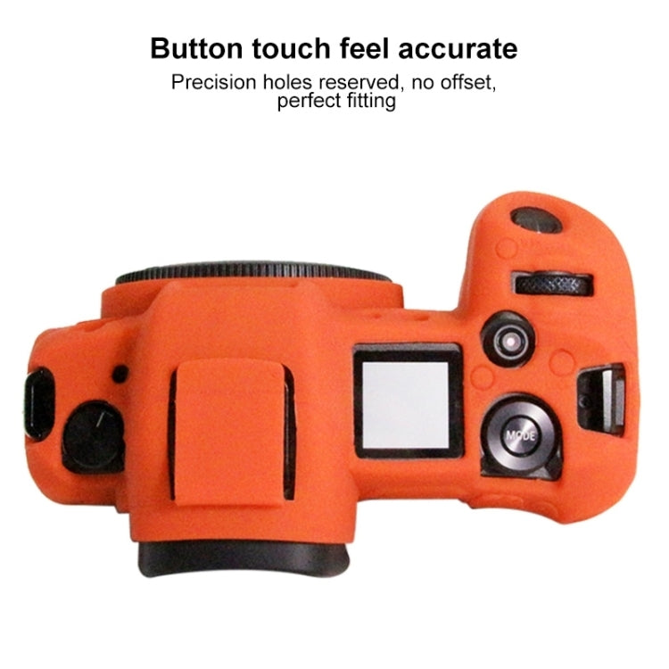 PULUZ Soft Silicone Protective Case for Canon EOS R(Orange) - Camera Accessories by PULUZ | Online Shopping UK | buy2fix