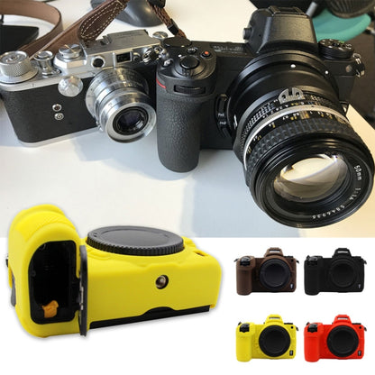 PULUZ Soft Silicone Protective Case for Nikon Z6 / Z7(Coffee) - Camera Accessories by PULUZ | Online Shopping UK | buy2fix