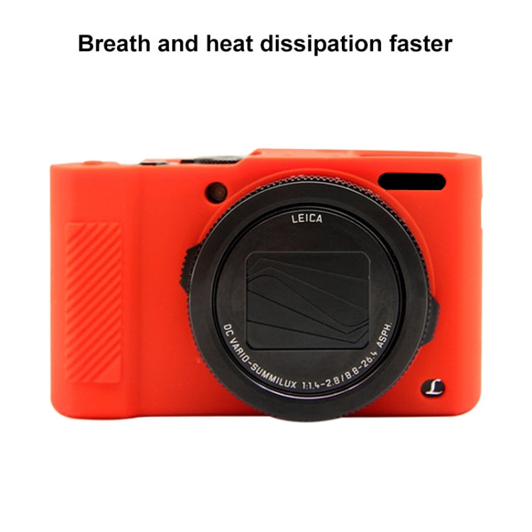 PULUZ Soft Silicone Protective Case for Panasonic Lumix  LX10(Red) - Camera Accessories by buy2fix | Online Shopping UK | buy2fix