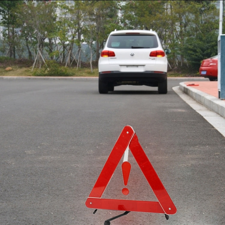 Foldable Reflective Triangle Safety Warning Board, Size: 39.5cm x 35cm(Red) - Reflective Material by buy2fix | Online Shopping UK | buy2fix