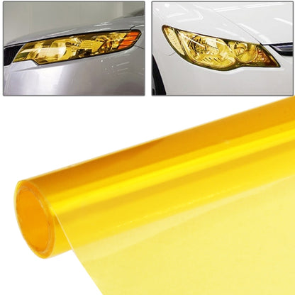 Protective Decoration Bright Surface Car Light Membrane /Lamp Sticker, Size: 195cm x 30cm(Gold) - Auto Film by buy2fix | Online Shopping UK | buy2fix