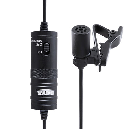 Boya BY-M1 Mini Lavalier Microphone(Black) - Camera Microphone by BOYA | Online Shopping UK | buy2fix