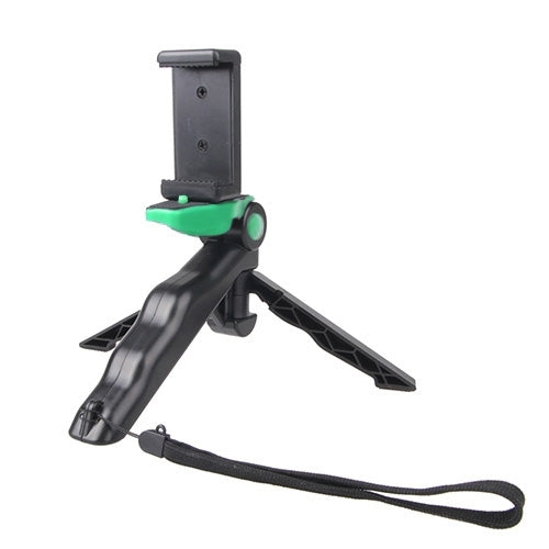 Portable Hand Grip / Mini Tripod Stand Steadicam Curve with Straight Clip for GoPro HERO 4 / 3 / 3+ / SJ4000 / SJ5000 / SJ6000 Sports DV / Digital Camera / iPhone , Galaxy and other Mobile Phone(Green) - Desktop Holder by buy2fix | Online Shopping UK | buy2fix