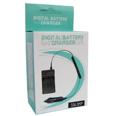 Digital Camera Battery Charger for Samsung LSM80/ LSM160(Black) - Battery Car Charger by buy2fix | Online Shopping UK | buy2fix