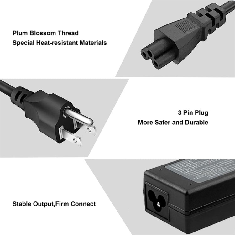 Mini Replacement AC Adapter 19.5V 2.31A 45W for Dell Notebook, Output Tips: 4.5mm x 2.7mm(US Plug) -  by buy2fix | Online Shopping UK | buy2fix