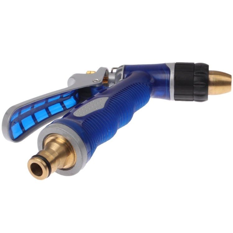 KANEED High Pressure Water Hose Nozzle Copper Water Gun Head for Home Car Washing(Blue) - Car Washer & Accessories by KANEED | Online Shopping UK | buy2fix