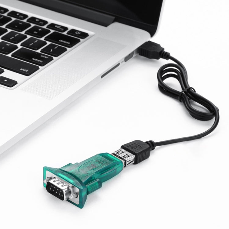 USB 2.0 to RS232 Serial Port DB9 9Pin Male Cable Converter Adapter(Green) - RS485 / RS232 Series by buy2fix | Online Shopping UK | buy2fix