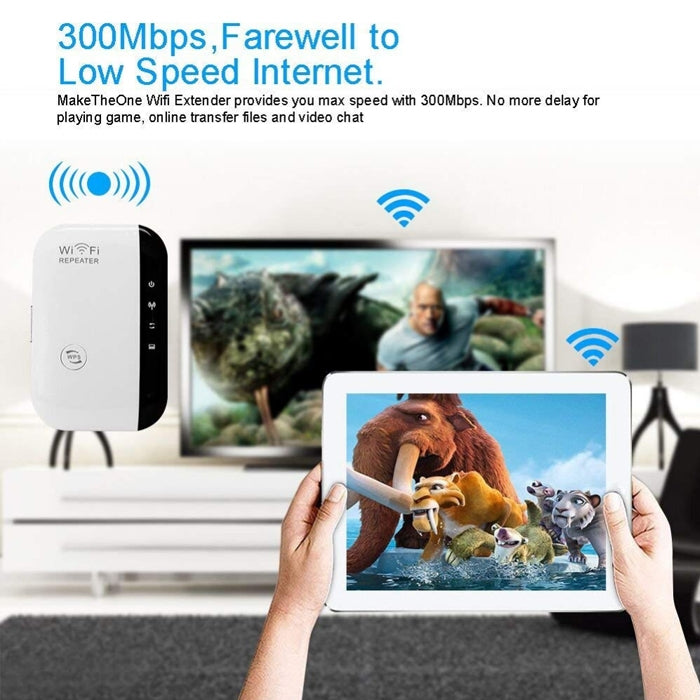 WS-WN560N2 300Mbps Wireless-N WIFI 802.11n Repeater Range Expander, EU Plug -  by buy2fix | Online Shopping UK | buy2fix