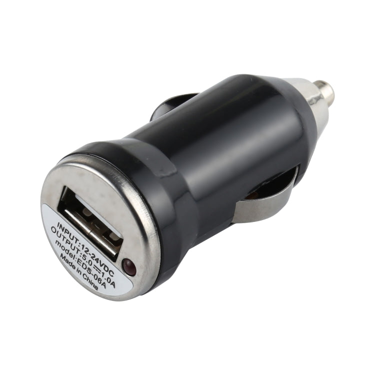 DC 5V / 1A USB Car Charger for Galaxy SIV / i9500 / SIII / i9300 / i8190 / S7562 / i8750 / i9220 / N7000 / i9100 / i9082 / BlackBerry Z10 / HTC X920e / Nokia / Other Mobile Phones(Black) - In Car by buy2fix | Online Shopping UK | buy2fix