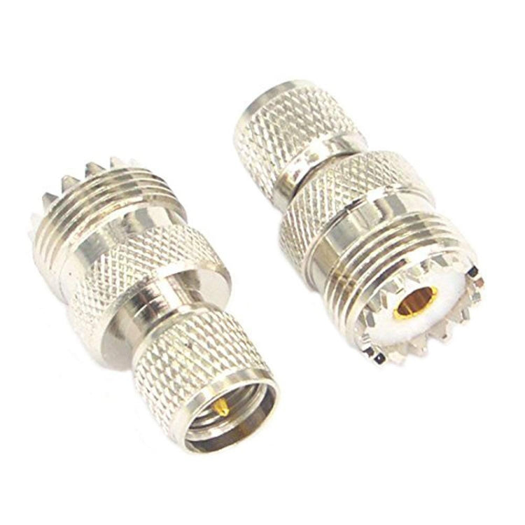 Mini UHF Male to UHF Female Connector RF Coaxial Adapter - Security by buy2fix | Online Shopping UK | buy2fix