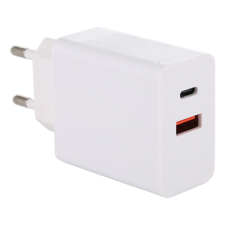 24W PD + QC3.0 Fast Charger Power Adapter Plug Adapter EU Plug - Consumer Electronics by buy2fix | Online Shopping UK | buy2fix