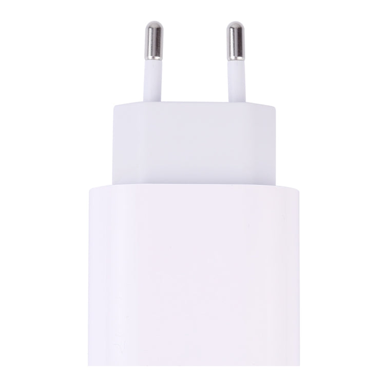 18W Type-C / USB-C PD Quick Charger Power Adapter, EU Plug(White) - USB Charger by buy2fix | Online Shopping UK | buy2fix
