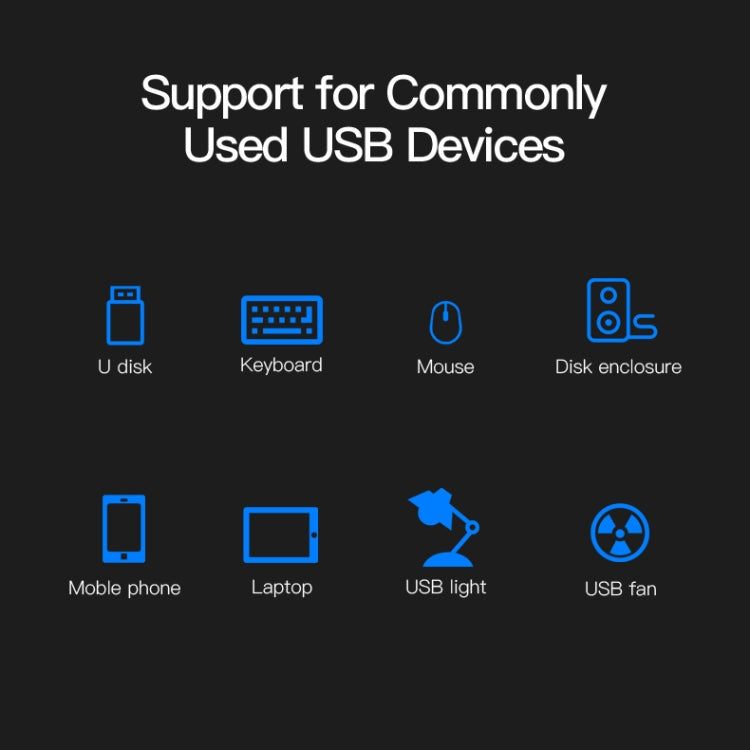 Portable USB-C / Type-C Male to 4 USB Ports Female HUB Adapter - Computer & Networking by buy2fix | Online Shopping UK | buy2fix