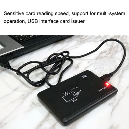 5W USB Interface Inductive Card Reader for IC / ID Card(Black) - Computer & Networking by buy2fix | Online Shopping UK | buy2fix