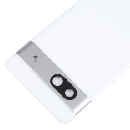 For Google Pixel 7A Original Battery Back Cover with Camera Lens Cover(White) - Back Cover by buy2fix | Online Shopping UK | buy2fix