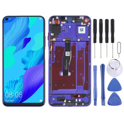 Original LCD Screen For Honor 20 / Huawei Nova 5T Digitizer Full Assembly with Frame(Purple) - Repair & Spare Parts by buy2fix | Online Shopping UK | buy2fix