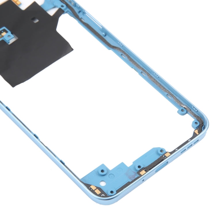 For Xiaomi Redmi Note 12 Middle Frame Bezel Plate (Blue) - Repair & Spare Parts by buy2fix | Online Shopping UK | buy2fix