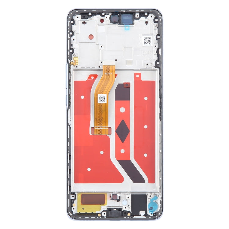 For Honor Magic6 Lite Original LCD Screen Digitizer Full Assembly with Frame (Silver) - LCD Screen by buy2fix | Online Shopping UK | buy2fix