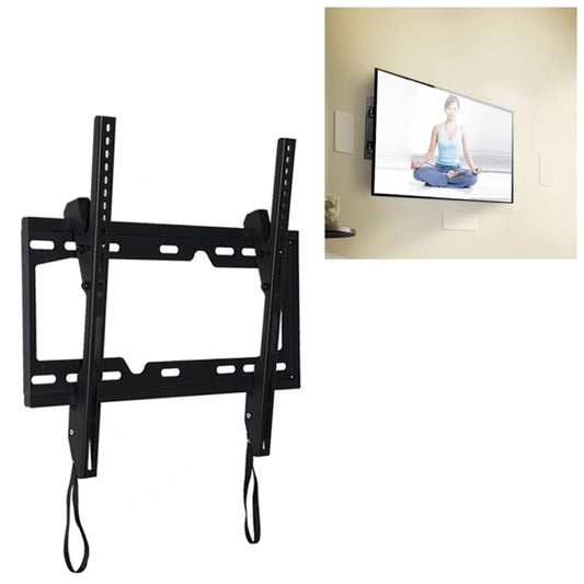 KT2267 26-55 inch Universal Adjustable Vertical Angle LCD TV Wall Mount Bracket with Drawstring - Consumer Electronics by buy2fix | Online Shopping UK | buy2fix